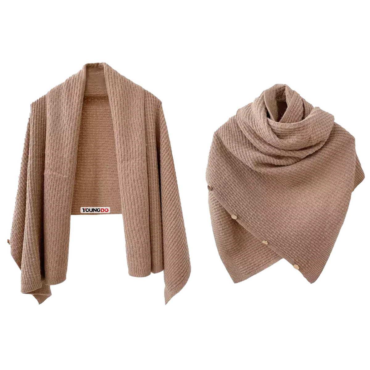 YOUNGDO Shawls and Wraps, Winter Warm Long Large Scarves for women