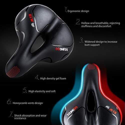 YOUNGDO Bike Seat Bicycle Saddle Comfortable Wide Road Bike Saddles - Youngdo-life