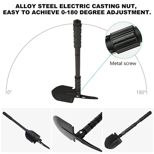 YOUNGDO Camping Shovel Military Folding Survival Shovel