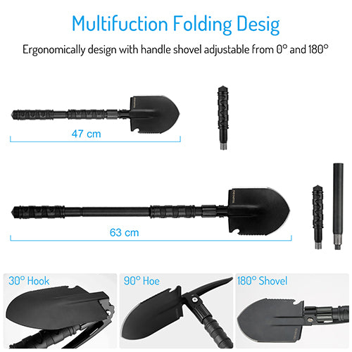YOUNGDO Camping Shovel Military Folding Survival Shovel
