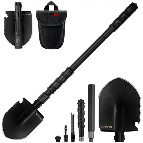 YOUNGDO Camping Shovel Military Folding Survival Shovel