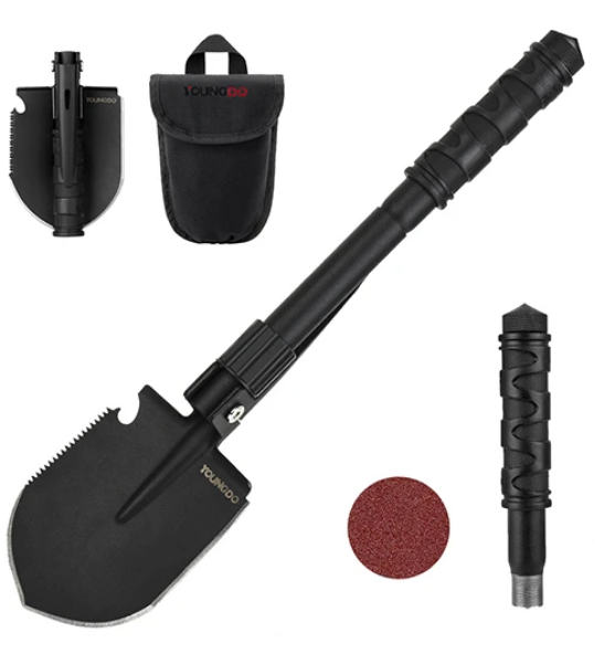 YOUNGDO Camping Shovel Military Folding Survival Shovel